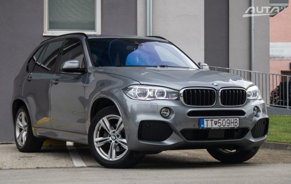 BMW X5 xDrive30d A/T, 190kW (2017) / AJ NA SPLÁTKY / PROTIÚČET / 2017 šedá