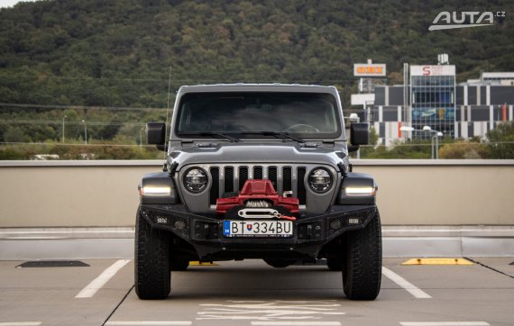 Jeep Wrangler Unlimited 2.0 T-GDi Rubicon A/T, 200 kW, A8 / AJ NA SPLÁTKY / PROTIÚČET / 2019 šedá