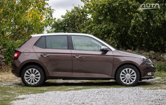 Škoda Fabia 1.2 TSI, 66kW (2015) / AJ NA SPLÁTKY / PROTIÚČET / 2015 hnědá