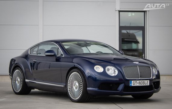 Bentley Continental GT 4.0 V8 2013 modrá