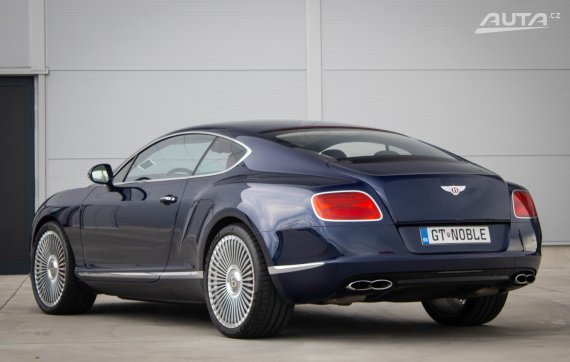 Bentley Continental GT 4.0 V8 2013 modrá