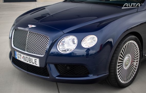 Bentley Continental GT 4.0 V8 2013 modrá