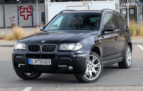 BMW X3 xDrive20d, 130kW (2008) / AJ NA SPLÁTKY / PROTIÚČET / 2008 - hlavní pohled