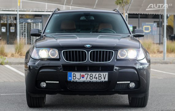 BMW X3 xDrive20d, 130kW (2008) / AJ NA SPLÁTKY / PROTIÚČET / 2008 černá
