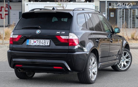 BMW X3 xDrive20d, 130kW (2008) / AJ NA SPLÁTKY / PROTIÚČET / 2008 černá