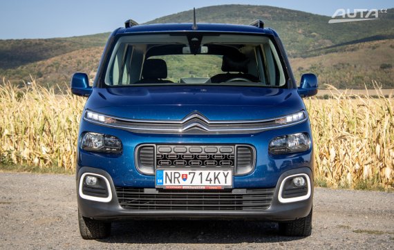 Citroën Berlingo BlueHDi 100, 75kW, M5 / AJ NA SPLÁTKY / PROTIÚČET / 2020 modrá