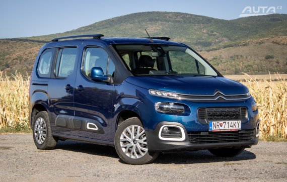 Citroën Berlingo BlueHDi 100, 75kW, M5 / AJ NA SPLÁTKY / PROTIÚČET / 2020 modrá