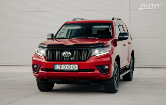 Toyota Land Cruiser 2.8 D-4D Executive A/T 4x4 (150 SERIES), 150 kW / AJ NA SPLÁTKY / PROTIÚČET / 2023 červená