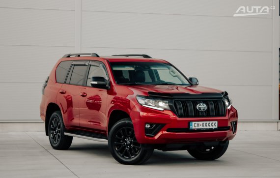 Toyota Land Cruiser 2.8 D-4D Executive A/T 4x4 (150 SERIES), 150 kW / AJ NA SPLÁTKY / PROTIÚČET / 2023 červená
