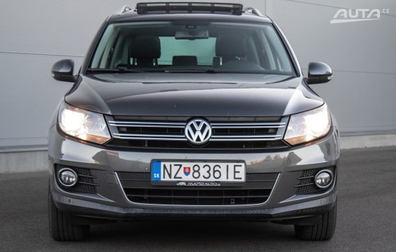 Volkswagen Tiguan 2.0 CR TDI 110k BMT Trend&amp;Fun, 81 kW, M6 / AJ NA SPLÁTKY / PROTIÚČET / 2015 šedá