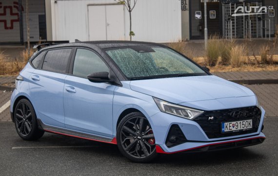 Hyundai i20 1.6 T-GDi N, 150kW (2022) / AJ NA SPLÁTKY / PROTIÚČET / 2022 modrá