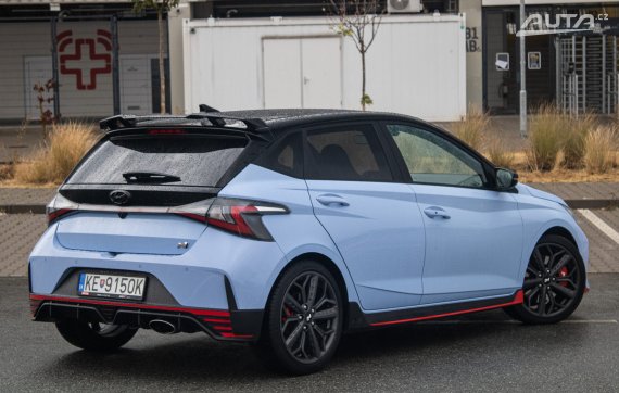 Hyundai i20 1.6 T-GDi N, 150kW (2022) / AJ NA SPLÁTKY / PROTIÚČET / 2022 modrá