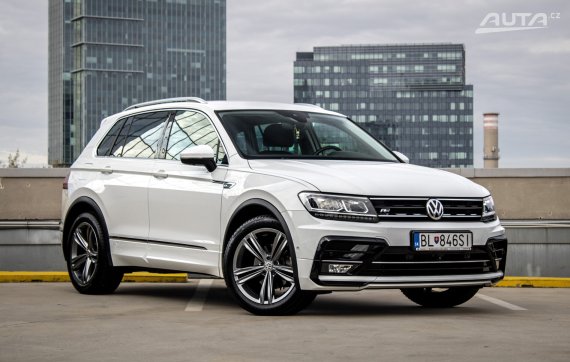 Volkswagen Tiguan 1.4 TSI BMT DSG R-Line, 110kW, A6 / AJ NA SPLÁTKY / PROTIÚČET / 2018 bílá