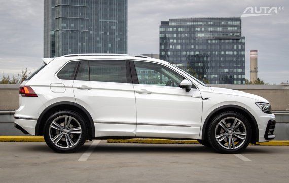Volkswagen Tiguan 1.4 TSI BMT DSG R-Line, 110kW, A6 / AJ NA SPLÁTKY / PROTIÚČET / 2018 bílá