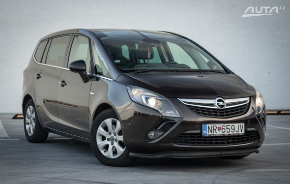 Opel Zafira Tourer Cosmo 1.6 CDTI, 100 kW, M6, 7 miest / AJ NA SPLÁTKY / PROTIÚČET / 2013 hnědá