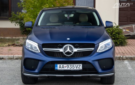 Mercedes-Benz GLE SUV 350d 4Matic / 190kW / A9 / ZÁRUKA / AJ NA SPLÁTKY / PROTIÚČET 2017 modrá