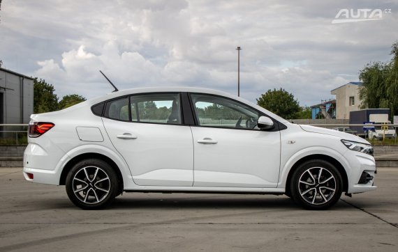 Dacia Logan 1.0 TCe LPG, 67kW, M5 / AJ NA SPLÁTKY / PROTIÚČET / 2021 bílá