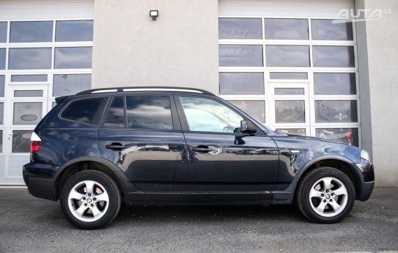 BMW X3 xDrive20d / 130kW / A6 / AJ NA SPLÁTKY / PROTIÚČET 2008 modrá