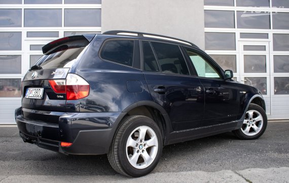 BMW X3 xDrive20d / 130kW / A6 / AJ NA SPLÁTKY / PROTIÚČET 2008 modrá