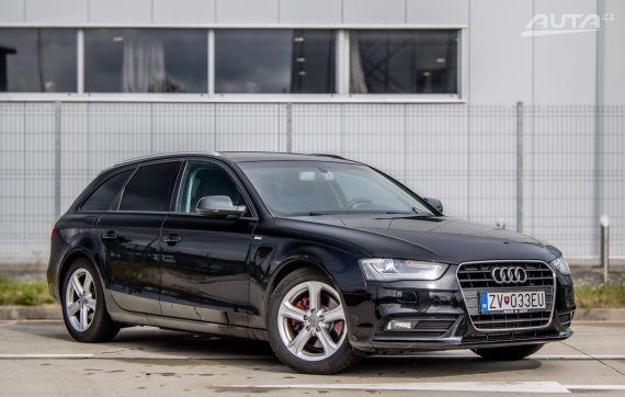 Audi A4 Avant 2.0 TDI 105kW Multitronic S-line 105kW AT/8 / AJ NA SPLÁTKY / PROTIÚČET 2012 černá