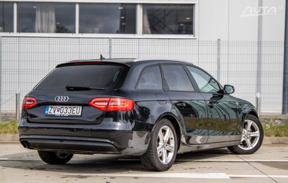 Audi A4 Avant 2.0 TDI 105kW Multitronic S-line 105kW AT/8 / AJ NA SPLÁTKY / PROTIÚČET 2012 černá