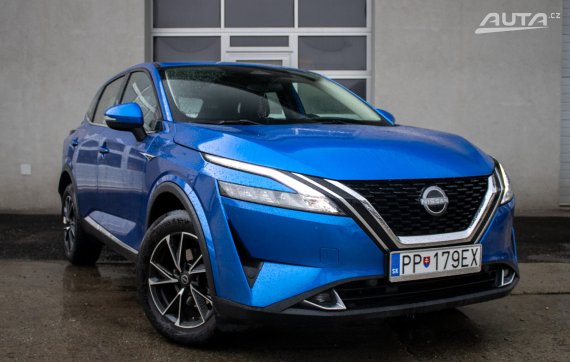 Nissan Qashqai 1.3 DIG-T / 103kW / M6 / ZÁRUKA / AJ NA SPLÁTKY / PROTIÚČET 2024 modrá