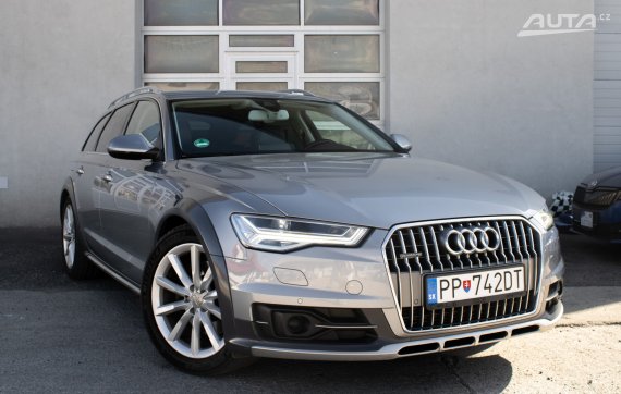 Audi A6 Allroad 3.0 TDI Quattro S Tronic / ZÁRUKA / AJ NA SPLÁTKY / PROTIÚČET 2017 šedá