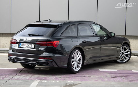 Audi A6 Avant 2019 Quattro HEV 210kW AT/8 / AJ NA SPLÁTKY / PROTIÚČET 2019 černá