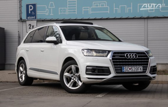 Audi Q7 3.0 TDI Tiptronic / 7 miestne / 200kW / A8 / ZÁRUKA / AJ NA SPLÁTKY / PROTIÚČET 2016 bílá