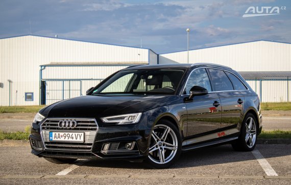 Audi A4 Avant 2.0 TDI S line S tronic, 110kW, A7 / AJ NA SPLÁTKY / PROTIÚČET / 2017 - hlavní pohled