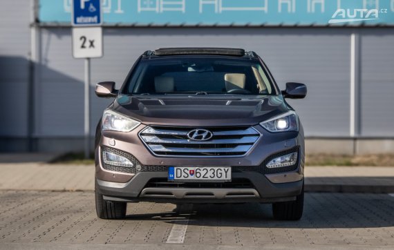 Hyundai Santa Fe 2.2 CRDi VGT 4x4 145kW AT/6 / AJ NA SPLÁTKY / PROTIÚČET 2013 hnědá