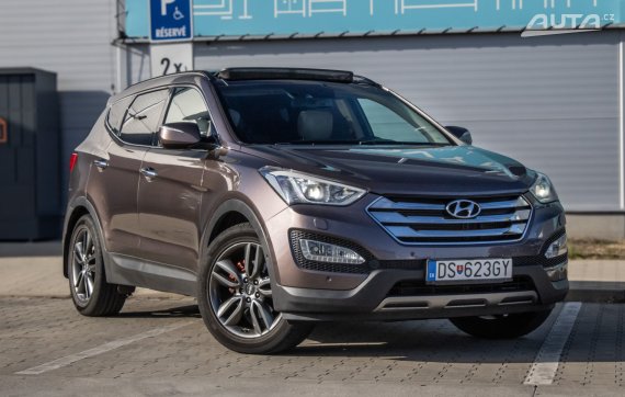 Hyundai Santa Fe 2.2 CRDi VGT 4x4 145kW AT/6 / AJ NA SPLÁTKY / PROTIÚČET 2013 hnědá