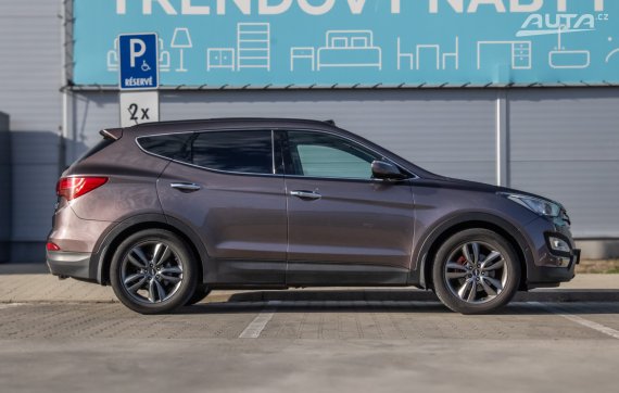 Hyundai Santa Fe 2.2 CRDi VGT 4x4 145kW AT/6 / AJ NA SPLÁTKY / PROTIÚČET 2013 hnědá