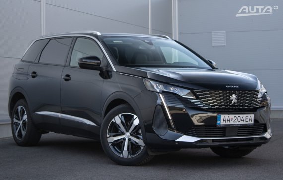 Peugeot 5008 1.2 PureTech 130k A/T, 96 kW, A8, 7 miest / AJ NA SPLÁTKY / PROTIÚČET / 2023 černá