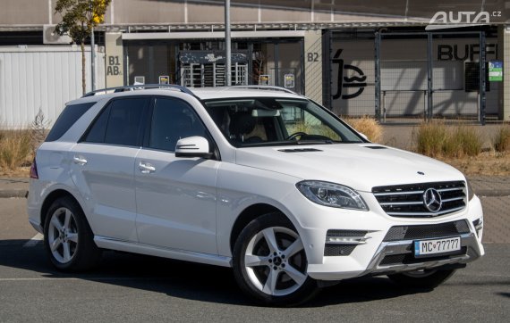 Mercedes-Benz ML 350CDI 4Matic / 190kW / A7 / ZÁRUKA / AJ NA SPLÁTKY / PROTIÚČET 2014 bílá