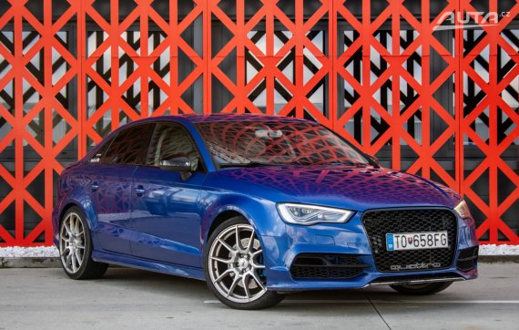 Audi S3 Limousine S-line Quattro 221kW AT/7 / AJ NA SPLÁTKY / PROTIÚČET 2014 modrá