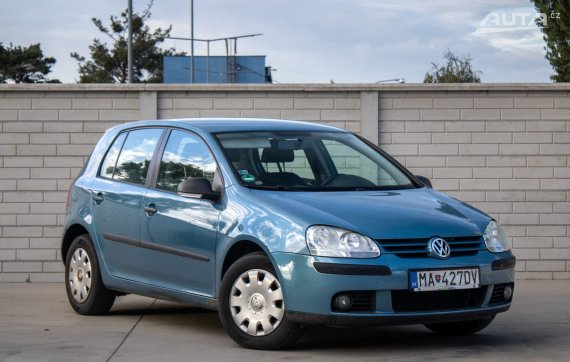 Volkswagen Golf 1.9 TDI Trendline DSG / 77kW / A6 / AJ NA SPLÁTKY / PROTIÚČET 2006 modrá