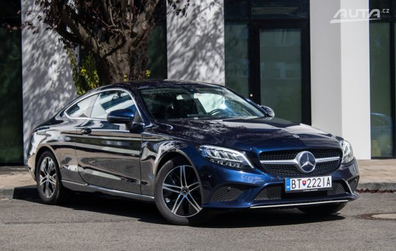 Mercedes-Benz C trieda Kupé C200 mHEV / 135kW / A8 / ZÁRUKA / AJ NA SPLÁTKY / PROTIÚČET 2019 modrá