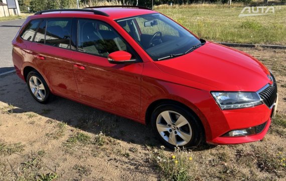 Škoda Fabia III combi 81 kW 2019 červená