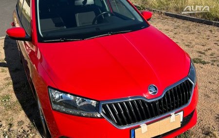 Škoda Fabia III combi 81 kW 2019 červená