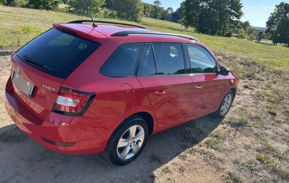 Škoda Fabia III combi 81 kW 2019 červená