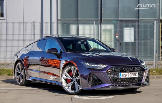 Audi RS7 Sportback 4.0 TFSI mHEV / 441kW / A8 / ZÁRUKA / AJ NA SPLÁTKY / PROTIÚČET 2023 fialová