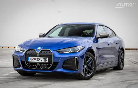 BMW i4 M50, 400 kW, A1, 5d. / AJ NA SPLÁTKY / PROTIÚČET / ZÁRUKA / 2021 - hlavní pohled