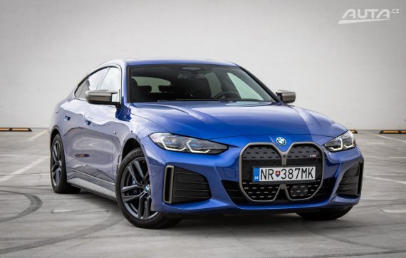 BMW i4 M50, 400 kW, A1, 5d. / AJ NA SPLÁTKY / PROTIÚČET / ZÁRUKA / 2021 modrá