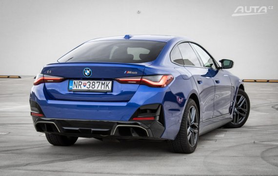 BMW i4 M50, 400 kW, A1, 5d. / AJ NA SPLÁTKY / PROTIÚČET / ZÁRUKA / 2021 modrá