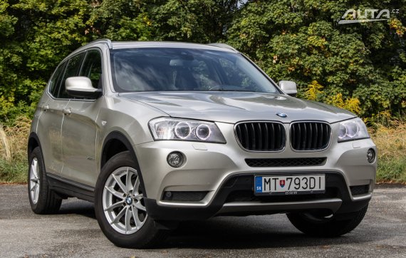 BMW X3 xDrive20d A/T, 135kW (2013) / AJ NA SPLÁTKY / PROTIÚČET / 2013 stříbrná metalíza