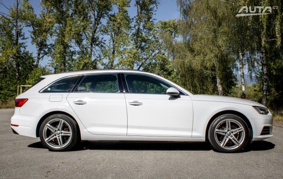 Audi A4 Avant 2.0 TDI S tronic, 110kW, A7 / AJ NA SPLÁTKY / PROTIÚČET / 2016 bílá