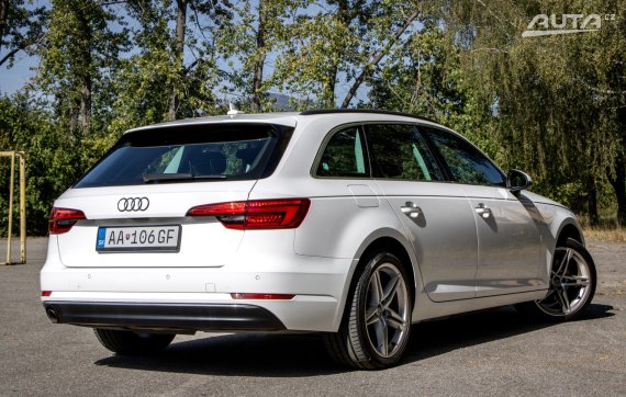 Audi A4 Avant 2.0 TDI S tronic, 110kW, A7 / AJ NA SPLÁTKY / PROTIÚČET / 2016 bílá