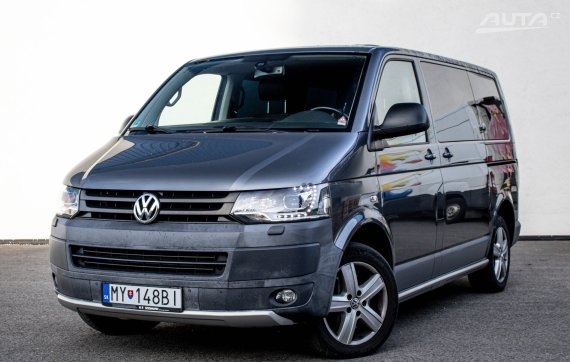 Volkswagen Multivan 2.0 BiTDI PANAMERICANA 4MOTION DSG / AJ NA SPLÁTKY / PROTIÚČET / 2012 šedá