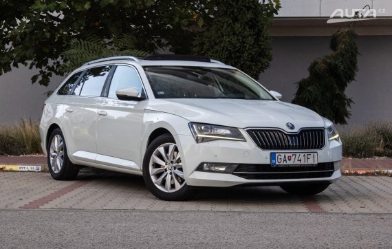 Škoda Superb Combi 2.0 TDI Style DSG, 140kW (2016) / AJ NA SPLÁTKY / PROTIÚČET / 2016 bílá